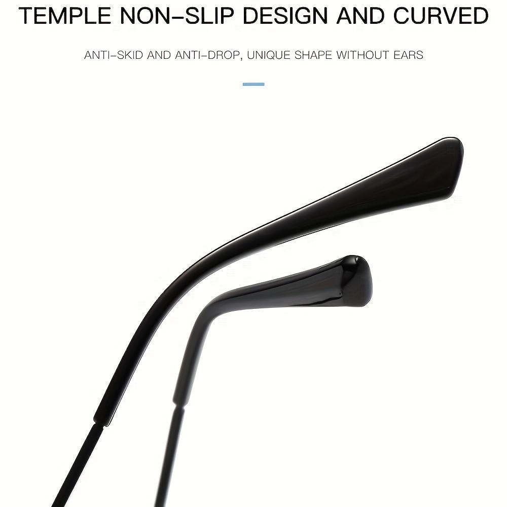 1 Pair Of New High-End Metal Cat'S Eye Frame Fashion Anti-Blue Light Color-Changing Glasses For Men And Women