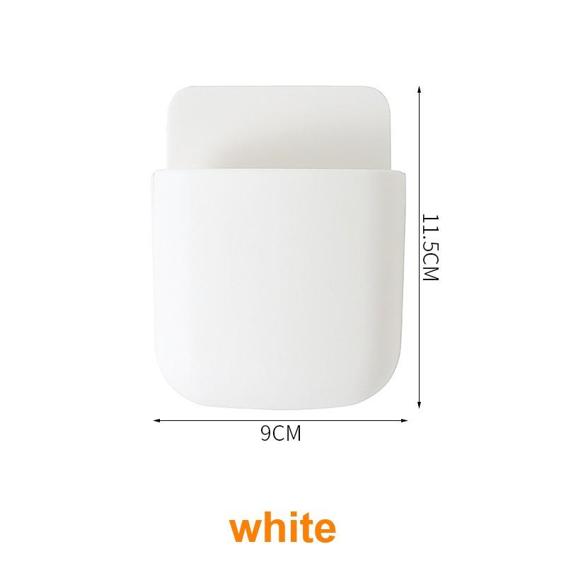 3033 Cutie de depozitare montată pe perete, organizator de depozitare pentru telecomandă, pentru aer condiționat, TV, suport pentru telefon mobil, suport pentru priză, suport pentru rack