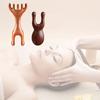 Handmade Sandwood Hair Comb And Face Massager Wide Tooth Comb For Scalp Health And Relaxation