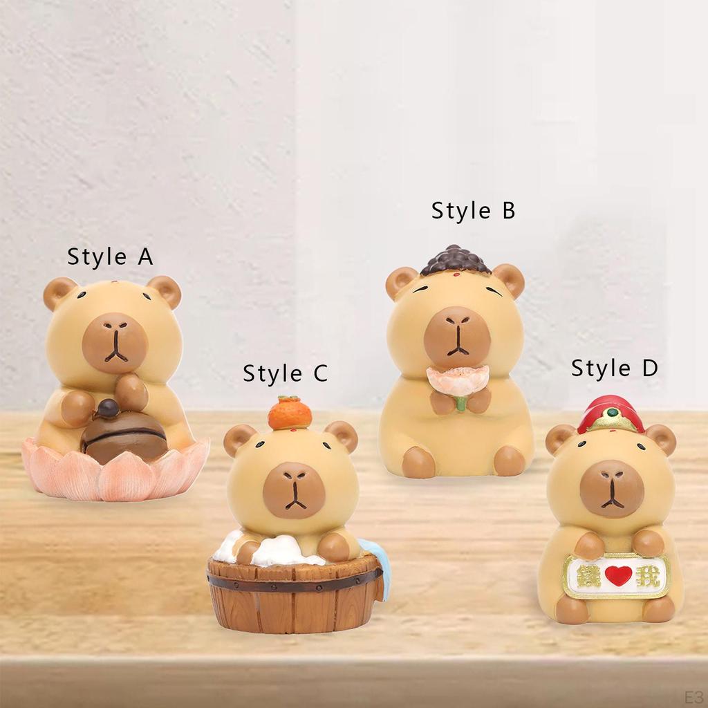 Adorable Capybara Miniature for Home Decor