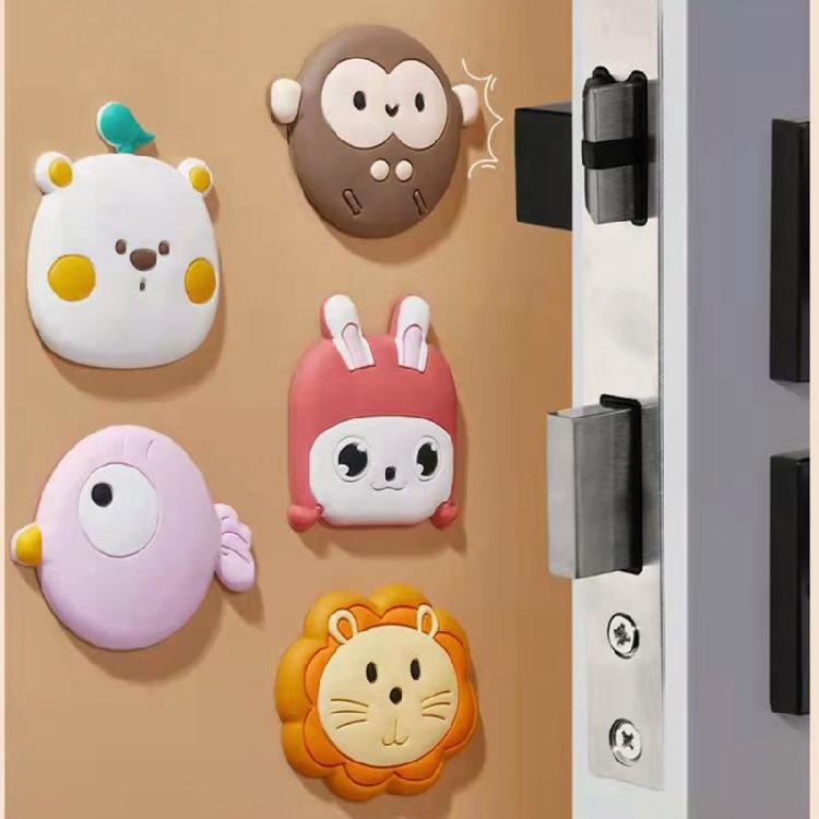 Cartoon Character Door Cushion Cartoon Door Buffer Silicone Door Handle Bumper