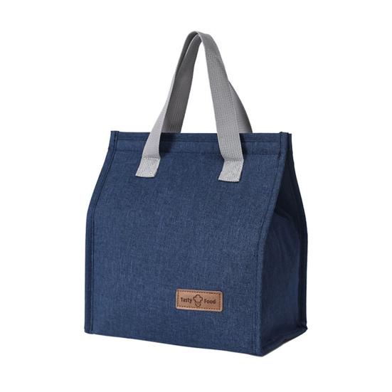 Insulated Lunch Bag Oxford Cloth Thermal Lunch Box Storage Bag Aluminum Foil Lining Handbag for Office School Picnic Food Lunch Storage