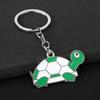 Cute Cartoon Turtle Enamel Keychains Bright Color Design Sturdy Metal Ring For Bag Decor Key Storage Gifts For Turtle Fans