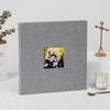 9.06x9.84in Self Adhesive Photo Album Grey Memory Book Album DIY Scrapbook Album  For Baby