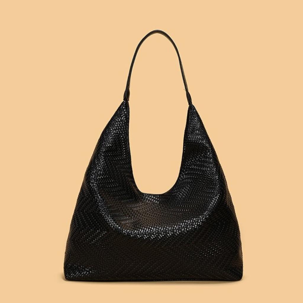 Tote Bag Women PU Single Shoulder Braided Daily