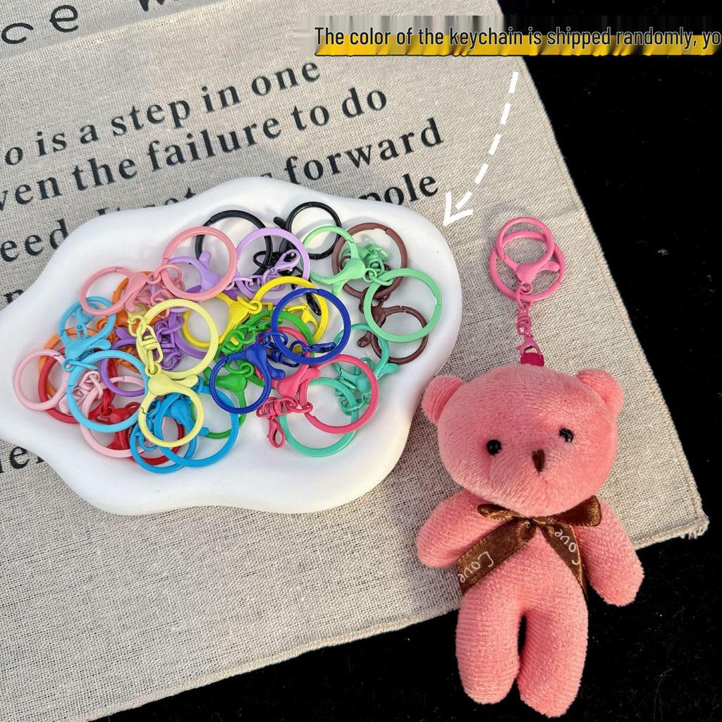 Portachiavi Ciondolo Tuta Peluche Orsacchiotto - Piccolo Giocattolo Regalo