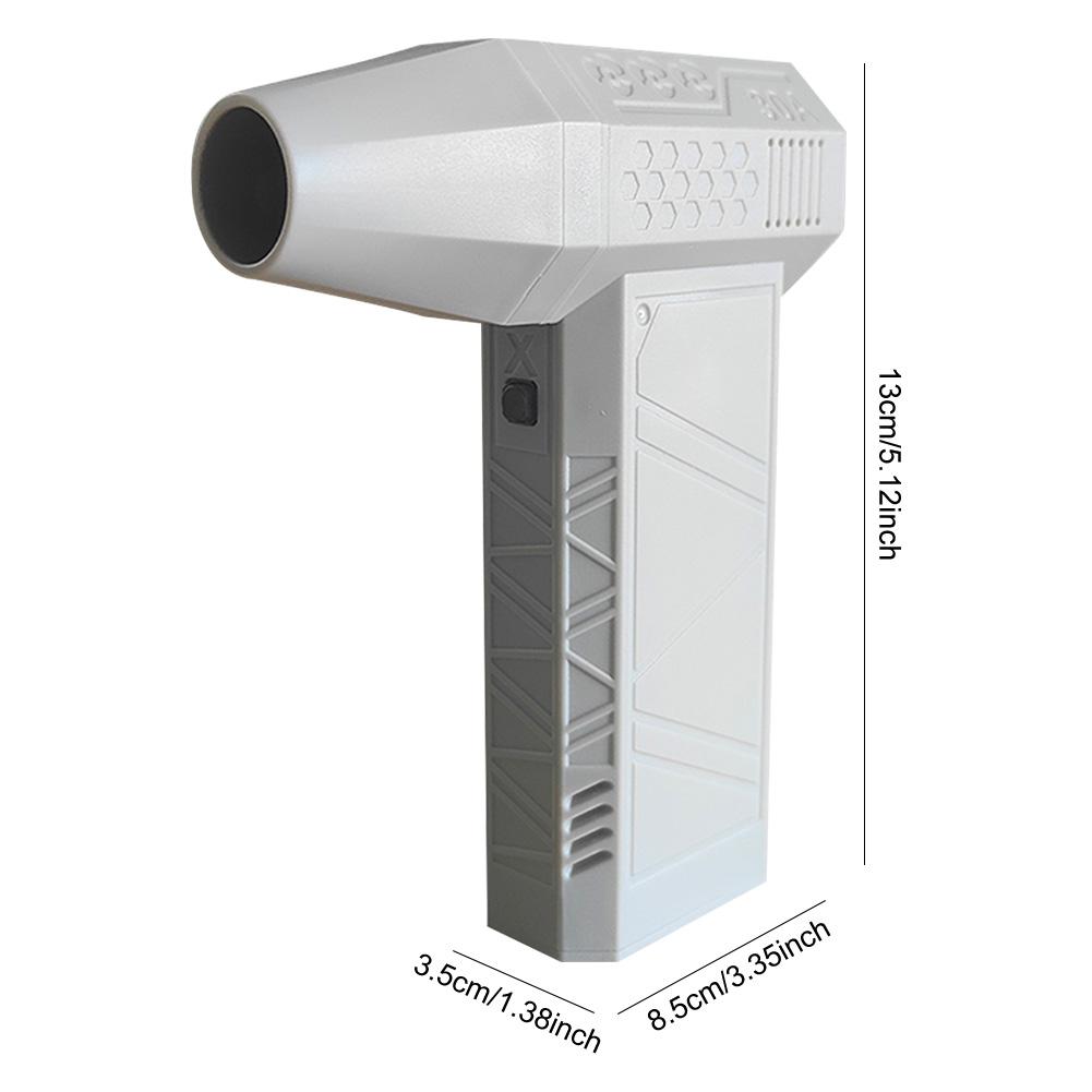 130000RPM Violent Turbo Fan 52m/s+ Brushless Motor Portable Dust Blower 3 Speeds Duct Fan Rechargeable Computer Keyboard Cleaner