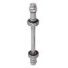 Durable Length 140mm 180mm Bike Wheel Hub Axle 6000 Bearing Sliver Solid Shaft Lever Metal Front Rear Hub Axle Bike Repair