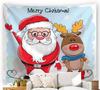 Cross-border Hanging Cloth Foreign Trade Amazon Christmas Printed Tapestry