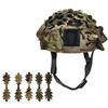 Copertura per Casco 3D Leggera Tagliata al Laser Copertura Mimetica per la Maggior Parte dei Caschi Tattico Caccia Wargame