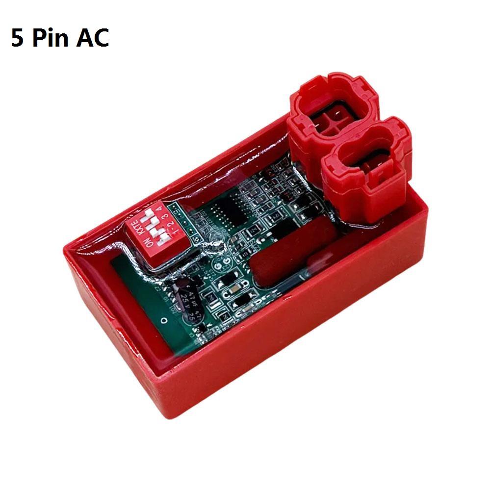 Motorcycle Igniter 4 5 6 Pin CDI Box with DIP Switch Motorcycle Ignition Speed Limit 4000-12000 For WAVE100 YX140 YX160 CT100