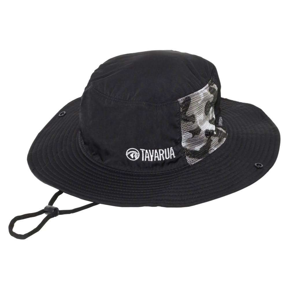 

Tabarua Standard Surf Hat, TM1005, UPF 50+, Unisex, Free Size (Black, 61.0 cm)