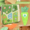 Baby Pull Radish Plush Doll Toy Creative Farm, Baby Puzzle Insert Carrot Children'S Vegetable Field