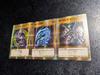 3pcs/set Yu-gi-oh! Blue-Eyes White Dragon Self Control Collect Signature Trading Flash Card Anime Cartoon Gift toy