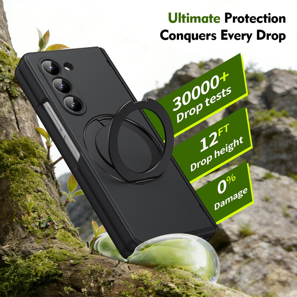 With Front Glass Film Hinge Protection Cover Case for Samsung Galaxy Z Fold 8 7 Fold8 Ultra Fold 6 5 4 3 Fold6 Fold7 Fold5