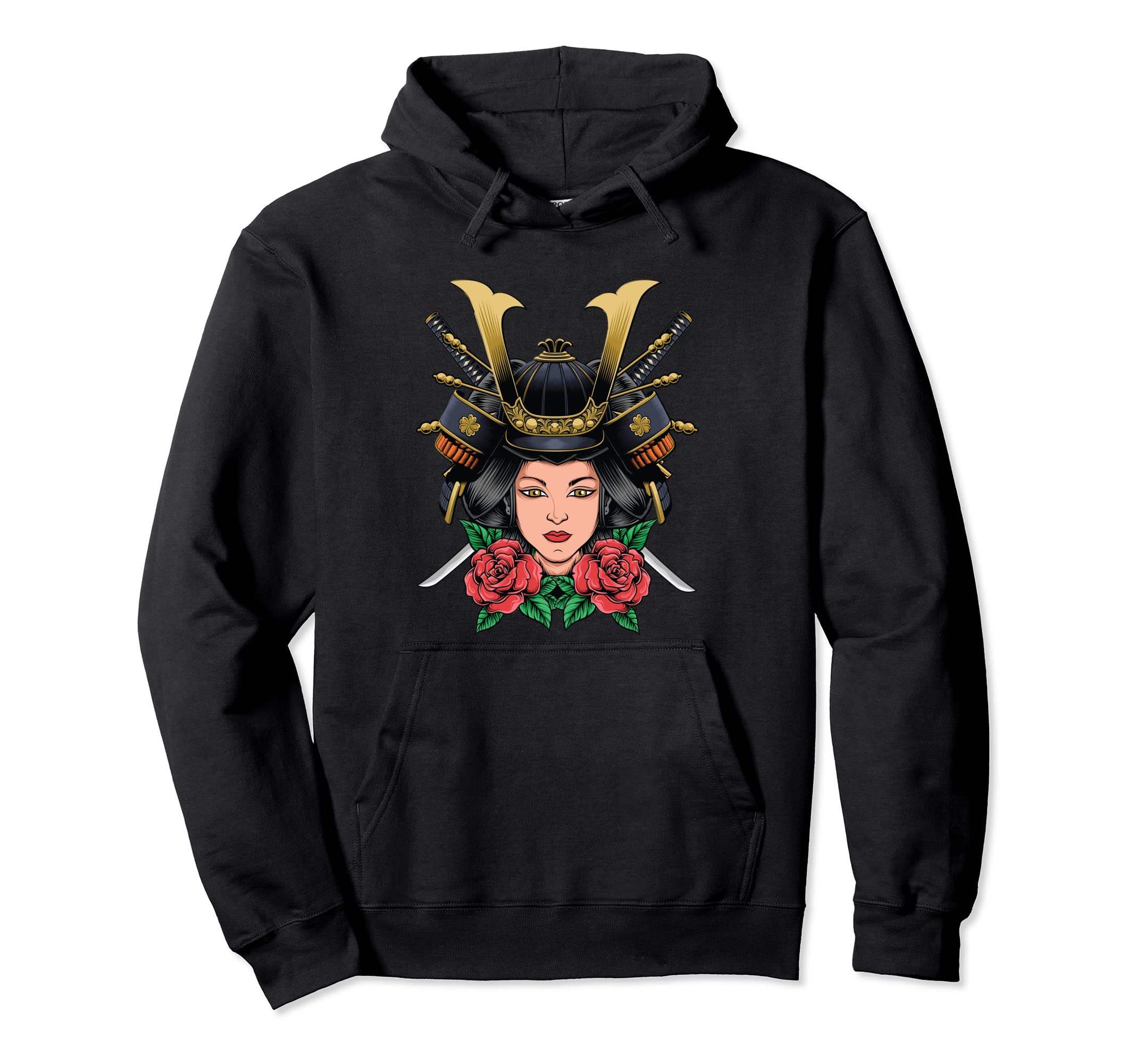 Samurai Girl Japanese Warrior Hoodie