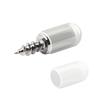 Self Tapping Screw Cabinet Shelf Bracket Laminate Support with Rubber Sleeve Non-Slip Layer Glass Plate Holder Fixed Screw