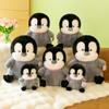 Cute Flower Knot Penguin Plush Toy Doll Bedroom Bedside Cross-border Ornament Children Sleep Soothing Gift