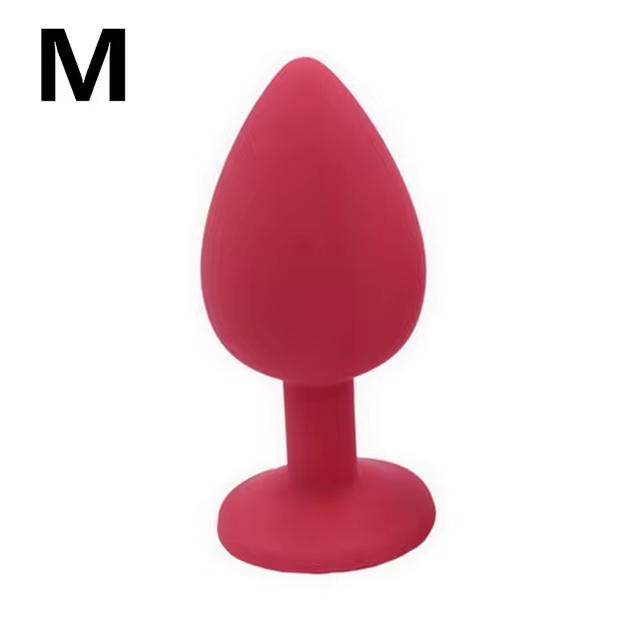 S/M/L 100%Silicone Butt Plug Anal Plugs Unisex Sex Stopper 3 Different Size Adult Toys for Men/Women Anal Trainer For Couples SM