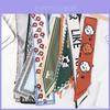 Elegant Plaid Headbands Silk Scarf Hair Rope With Beautiful Houndstooth Design For Women