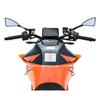 Rétroviseur de guidon Moto Miroir CNC Aluminium large noir