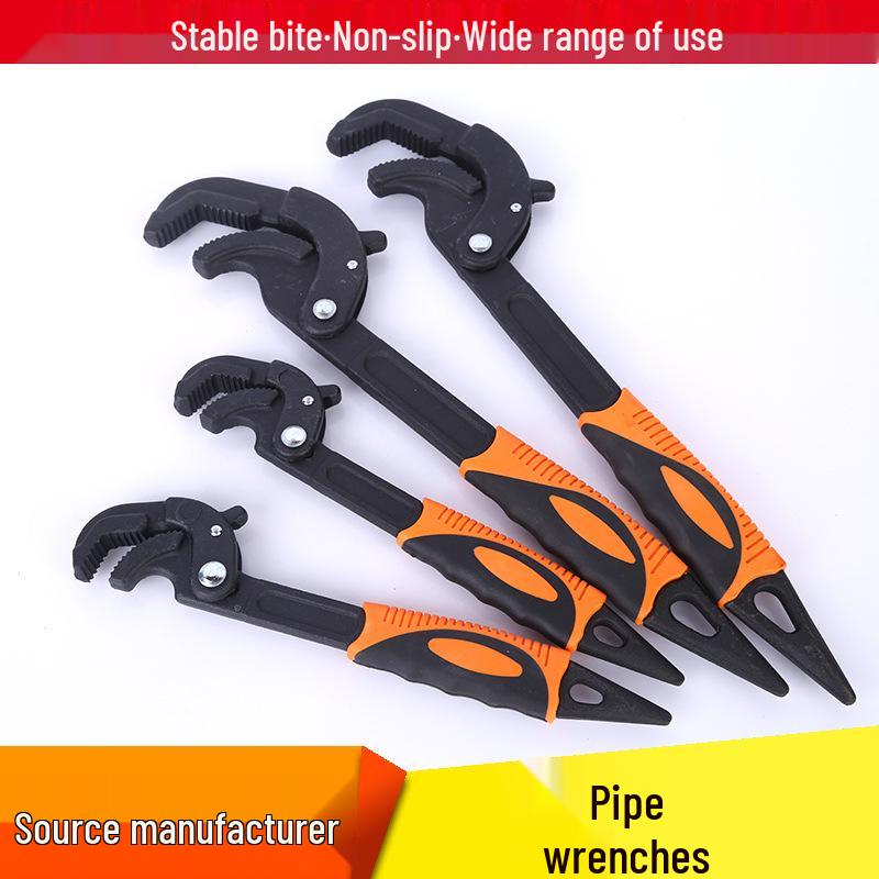 Large Opening Self-Locking Quick Pipe Wrench