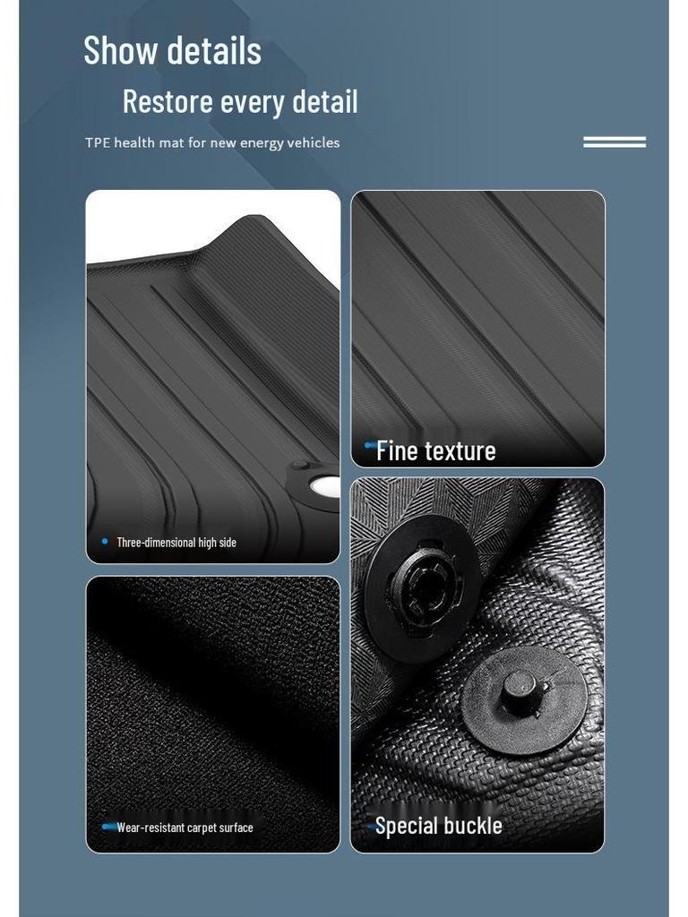 Custom TPE Car Mats for 2021-2023 Toyota Lingfang/Venza/Harrier