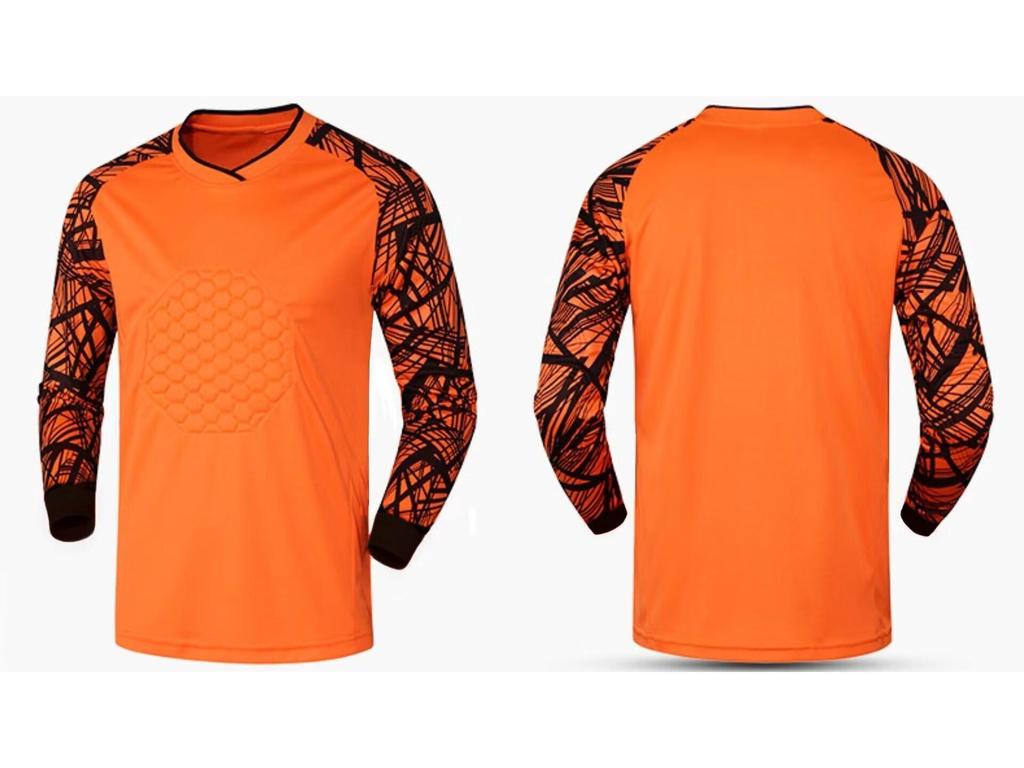 Goalkeeper Long Sleeve Padded Jersey Set - Anti-Fall, Anti-Collision Football Uniform