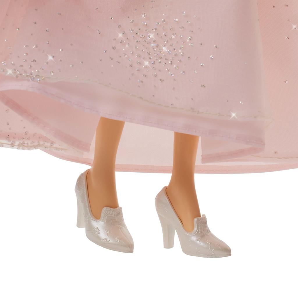 Mattel Universal Glinda fashion doll with removable outfit inspired by the Amazon Pictures' Wicked movie. exclusive.
