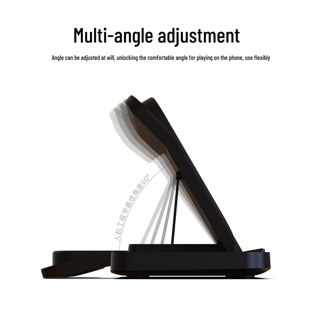 Încărcător Wireless Rapid 3-în-1 de 15W pentru Apple Watch, Căști și Telefon