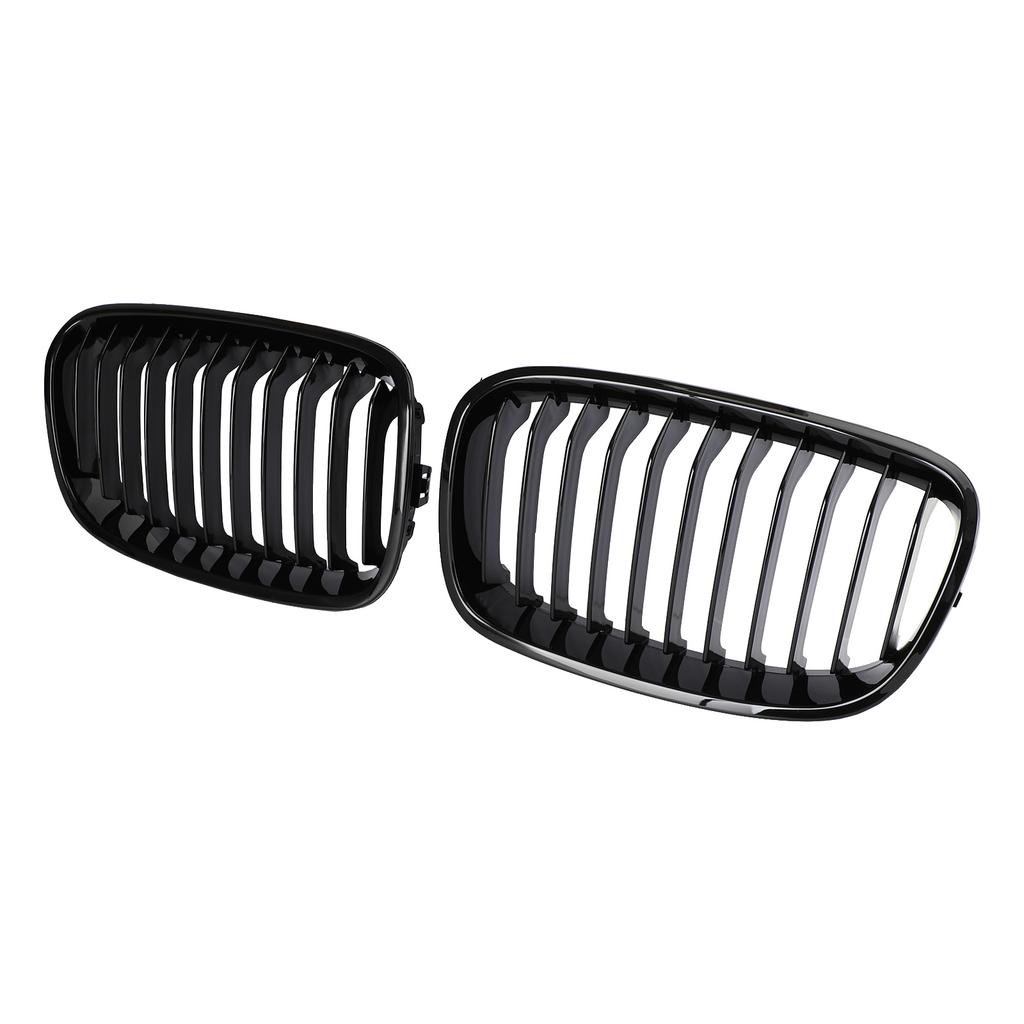 2PCS Front Bumper Kidney Grill Grille Fit BMW 1 Series F20 F21 2012-2014