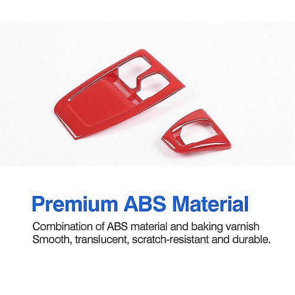 For Benz Smart 2010-14 Lift Switch Cover Trim Sticker ,Red