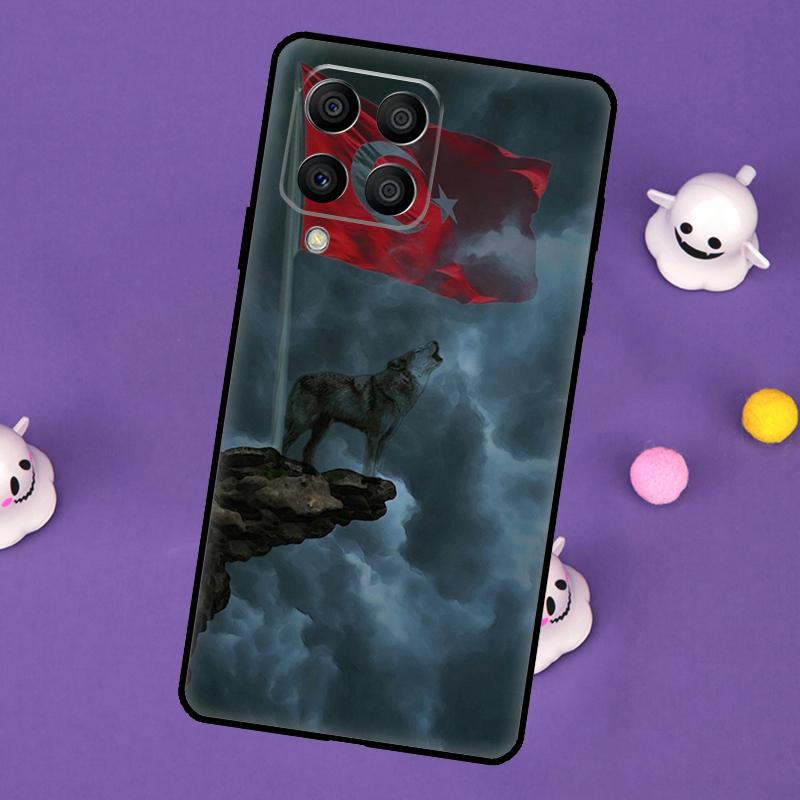 Turkey Wolf Mustafa Kemal Atatürk Cover For Samsung Galaxy M20 M30s M33 M13 M23 M53 M15 M55 M31 M51 M14 M34 M54 M32 M52 Case
