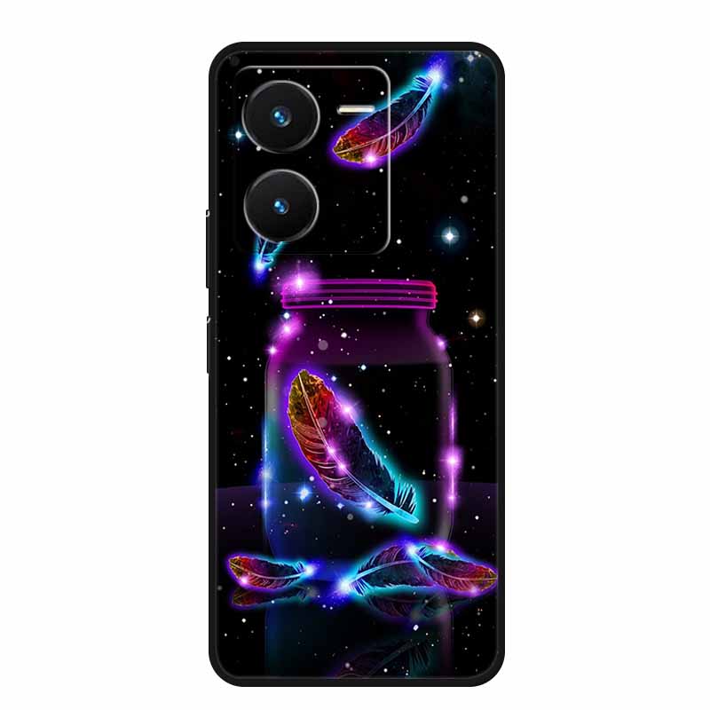 For Vivo IQOO Z8 Case Luxury Soft TPU Silicone Phone Cases for Vivo IQOO Z8X 5G V2314A V2312A Cover Protective Cartoon New Funda
