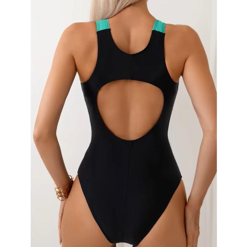 Summer Sexy One-Piece Swimsuits Closed Women's Swimwear Sports For Swimming Wear Body Bathing Suits Beachwear Pool Bather 2025