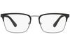 Prada Prada Glasses for Men PR54TV 1BO1O1 55 Made In Italy
