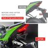 License Plate Holder LED Light For KAWASAKI NINJA ZX 636 ZX-6R 2024 2025 ZX6R ZX 6R Motorcycle Tail Tidy Rear Fender Eliminator