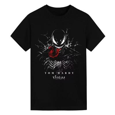 Venom Print  Cotton Men Women T-shirt Casual Sport T Shirts Funny Tee Harajoku Street Tops Autumn and Winter Innerwear