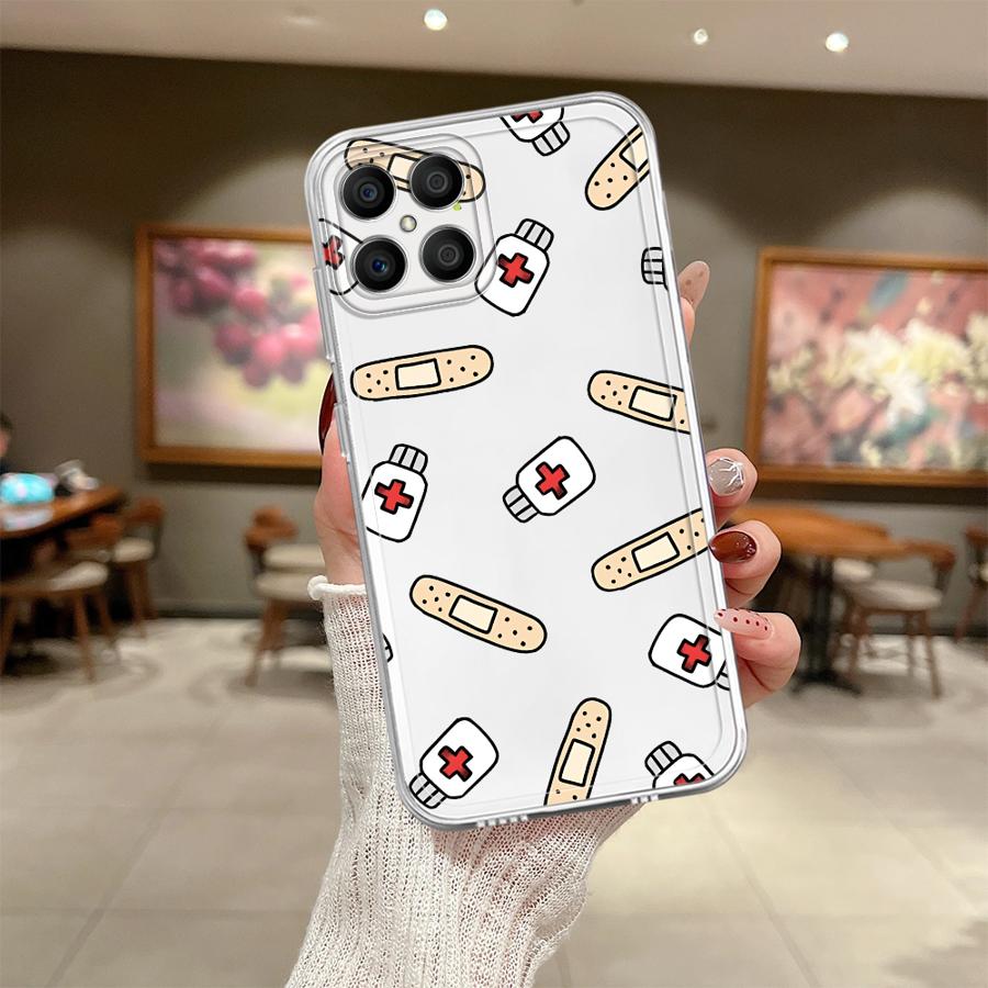 Cool Nurse Medicine Soft Phone Cover Case for Honor X9b X8 X8b X9a X7b X8a 90 Lite