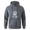 Men's Multi - Color Fashionable Printed Pocket Casual Sports Fitness Pullover Sweatshirt Hoodie
