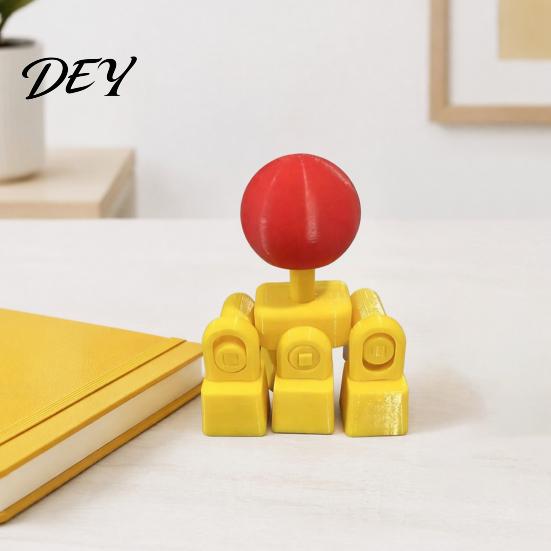 Handcrafted Gaming Art Keyboard Joystick Keycap, DIY 3D Printed Arcade Fighting Stick Adapter for Console Decoration WASD Keys, In-Game Movement