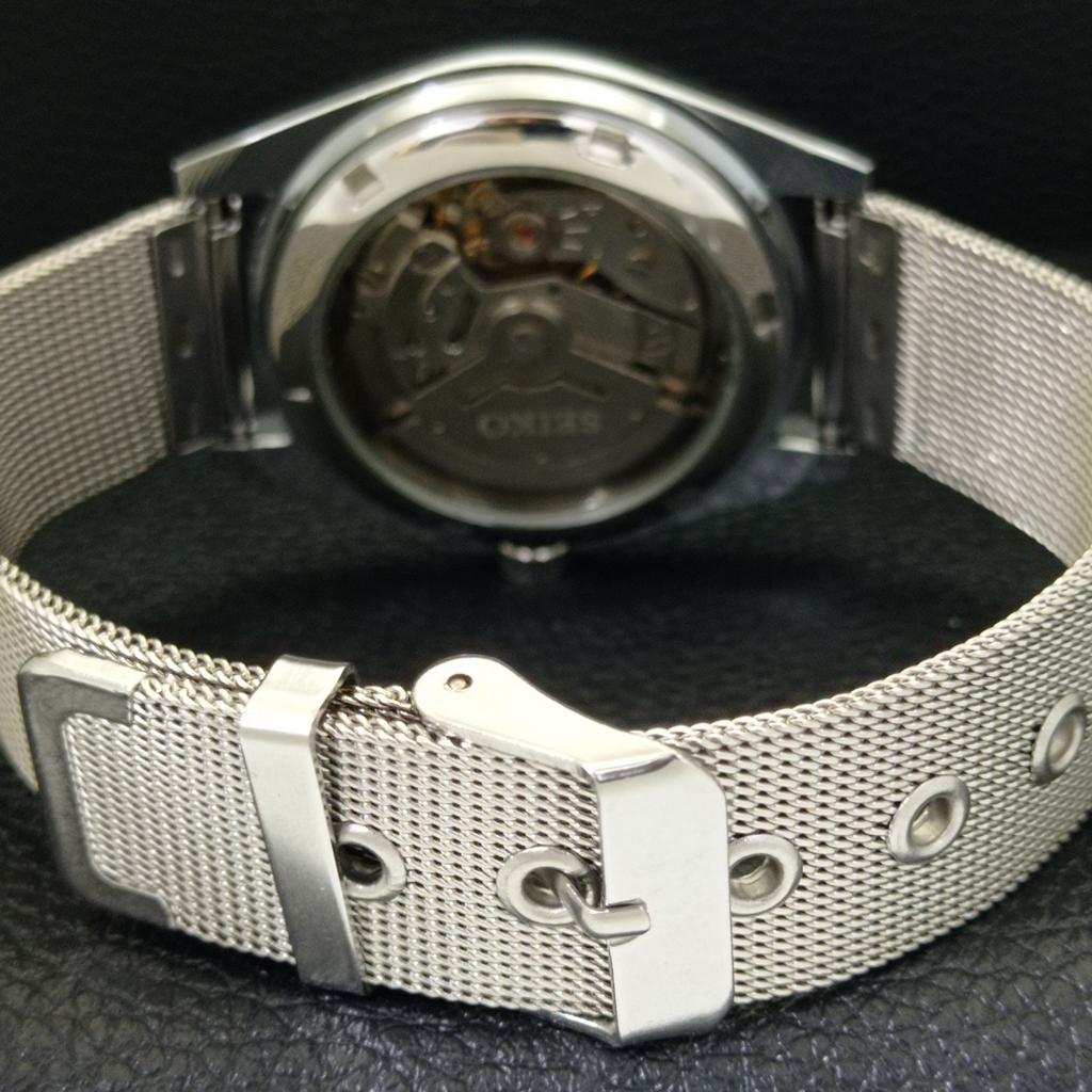 JAPAN VINTAGE REFURBISHED SEIKO 5 AUTOMATIC MENS GREEN DIAL WATCH A440628-4 Sk-a440628