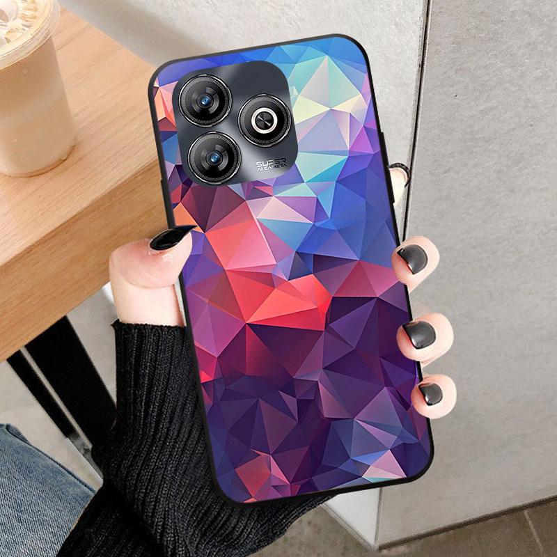 Für ZTE BLADE A75 4G Hülle Coque Luxus Stoßfest Weiches TPU Silikon Handyhülle Für ZTE BLADEA75 Fundas Capa Modehülle