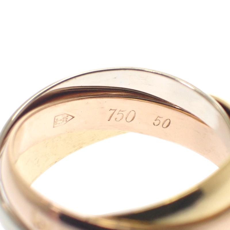 Cartier # 10(Rozmiar JP) pierścionek K18 żółte złoto/K18 różowe złoto Kobiety