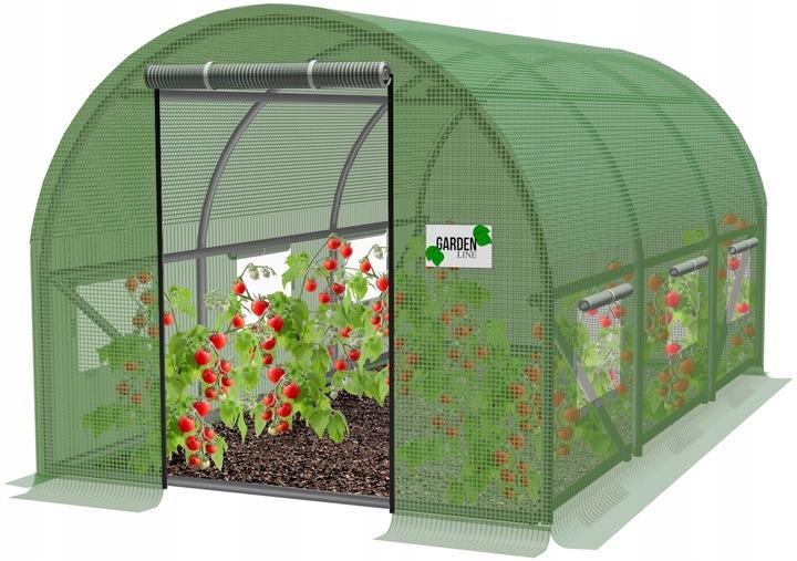 Tunel Ogrodowy Foliowy Szklarnia 2X3M Foliak 6M2 Tyczki Łączniki Kotwy