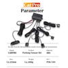 Universal Car LED Parking Sensor with 4 Radar Accurate Digital Display of Obstacle Distance Alarm Parktronic Kit