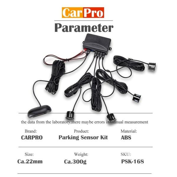 Universal Car LED Parking Sensor with 4 Radar Accurate Digital Display of Obstacle Distance Alarm Parktronic Kit