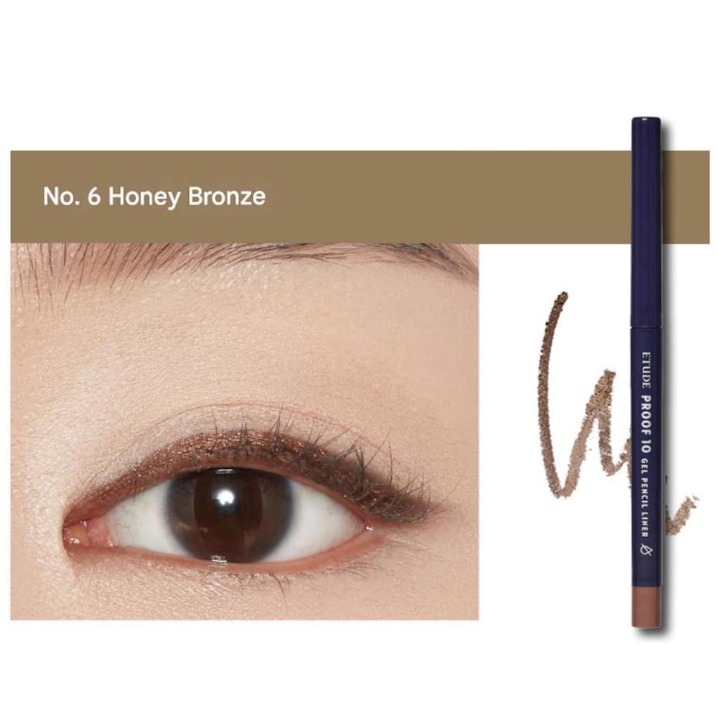 ETUDE HOUSE Proof 10 Gel Waterproof Pencil 0.3g (3 Options)