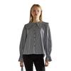 Glamorous Womens/Ladies Statement Gingham Peter Pan Collar Blouse