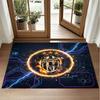 Juventus FC Design Crystal Velvet Rug Soft Decorative Mat for Bedroom Entrance